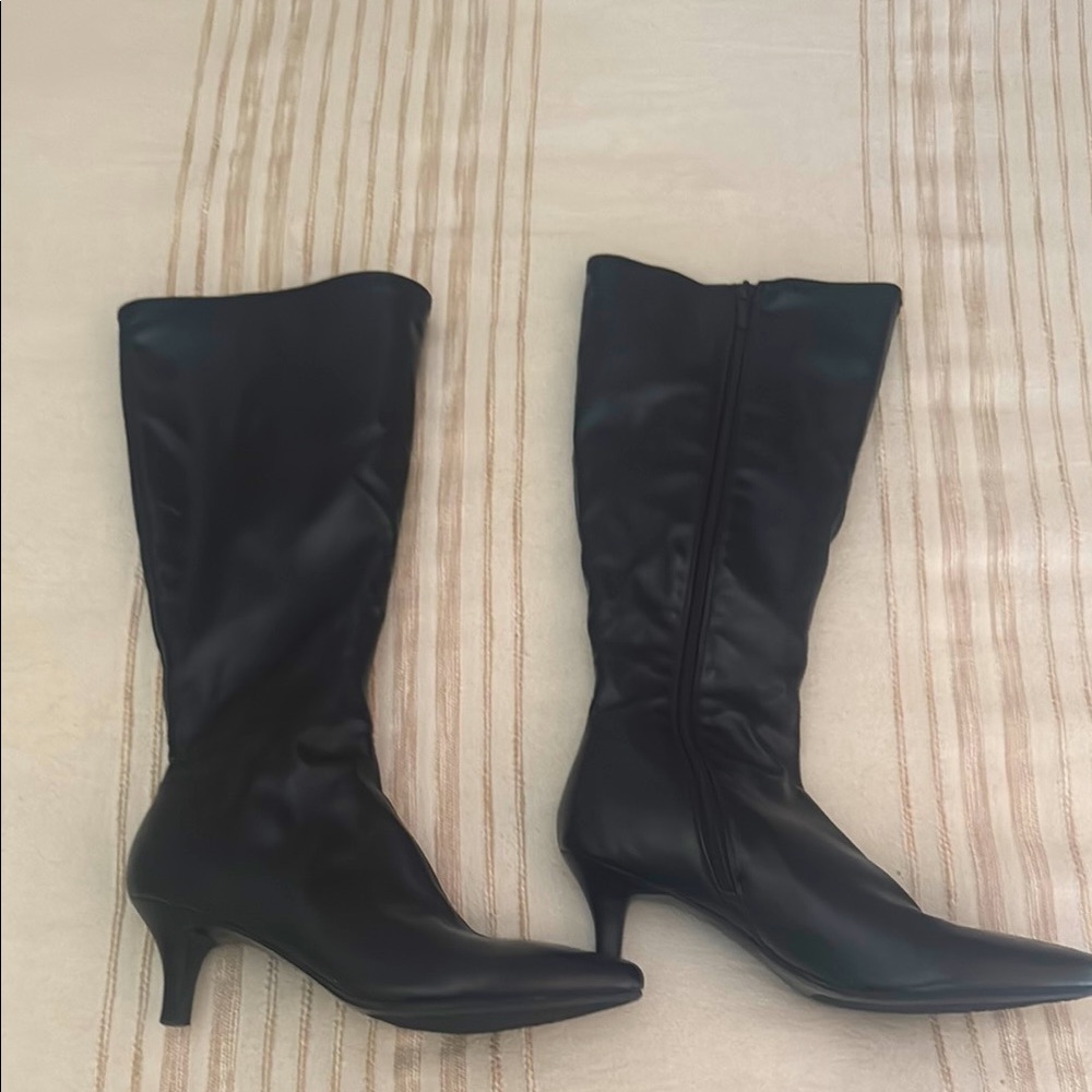 Impo Black Heeled Boots for Women